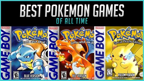 The 20 best Pokémon games of all time .